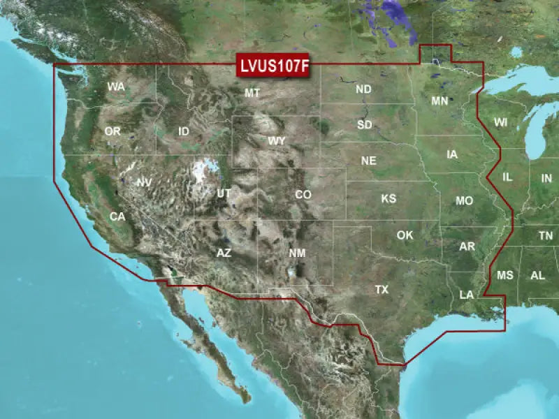 010-C1205-00 Garmin Carto Map Only Lakevu G3Ultra Lvus107F U. gcm010c120500