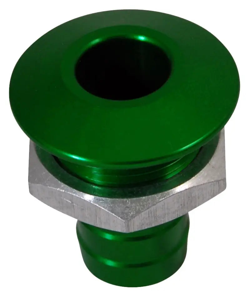 04-03-024 Billet Thru Hull Water Fitting Bilge Pump Outlet Green wps-18-2073g