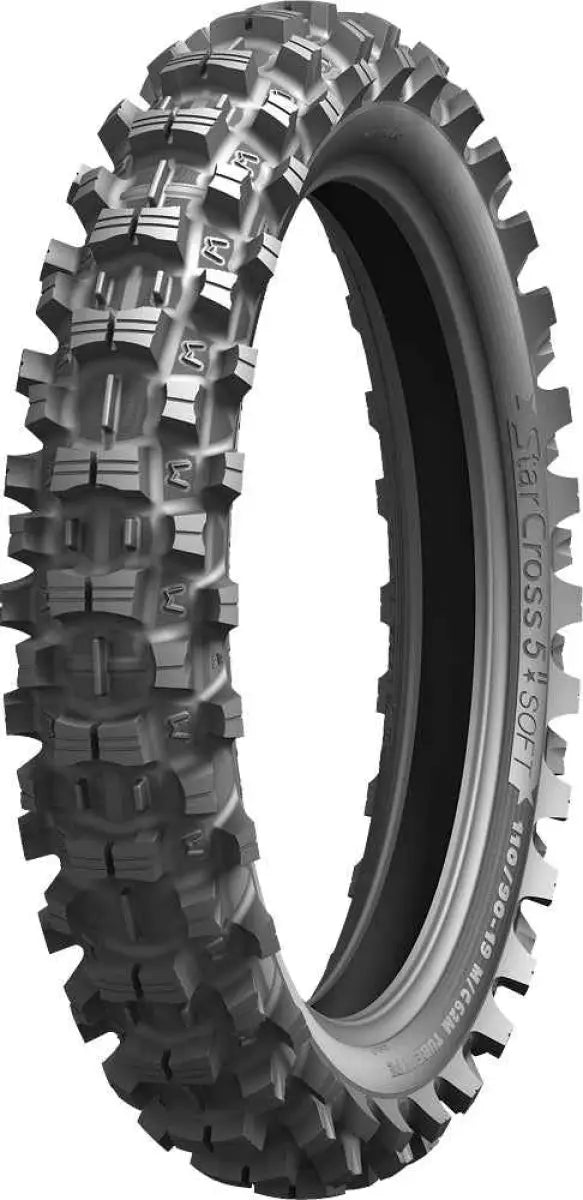 05143 Michelin Tire Starcross-5 Soft Rear 110/90-19 62M Bias Tt wps-87-9258
