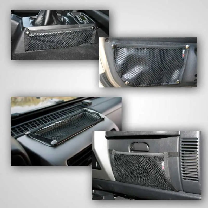 12495.11 Rugged Ridge Interior Mesh Storage Kit 97-06 Jeep Wrangler rug12495-11