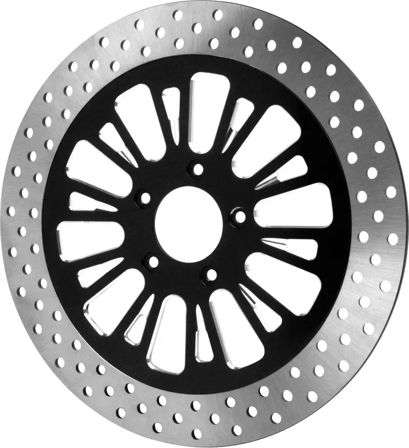 13" Front Brake Rotor 2.22" Id Black Carrier wps-750-04077