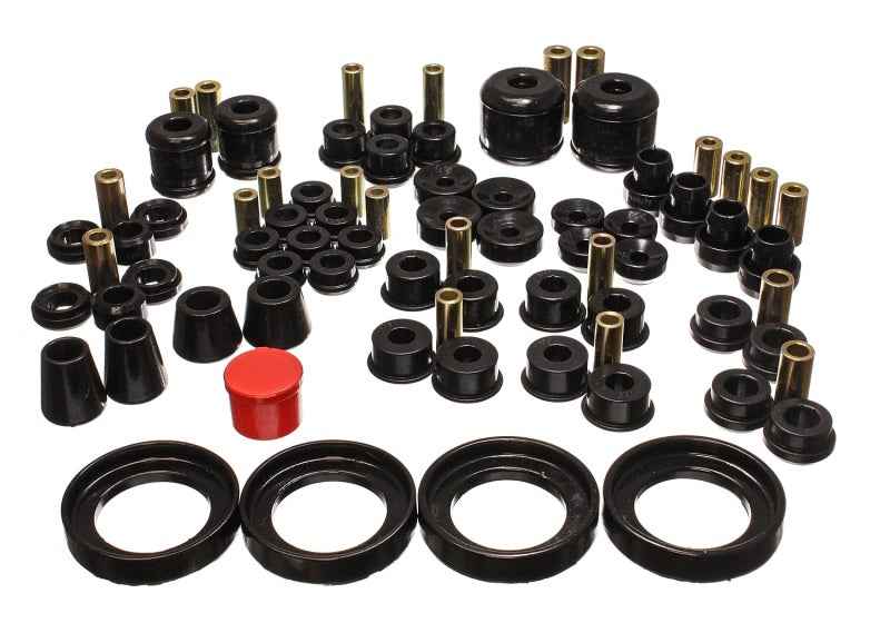 Energy Suspension 97-01 Honda Prelude (Type SH Only) Black Hyper-Flex Master Bushing Set 16.18113G