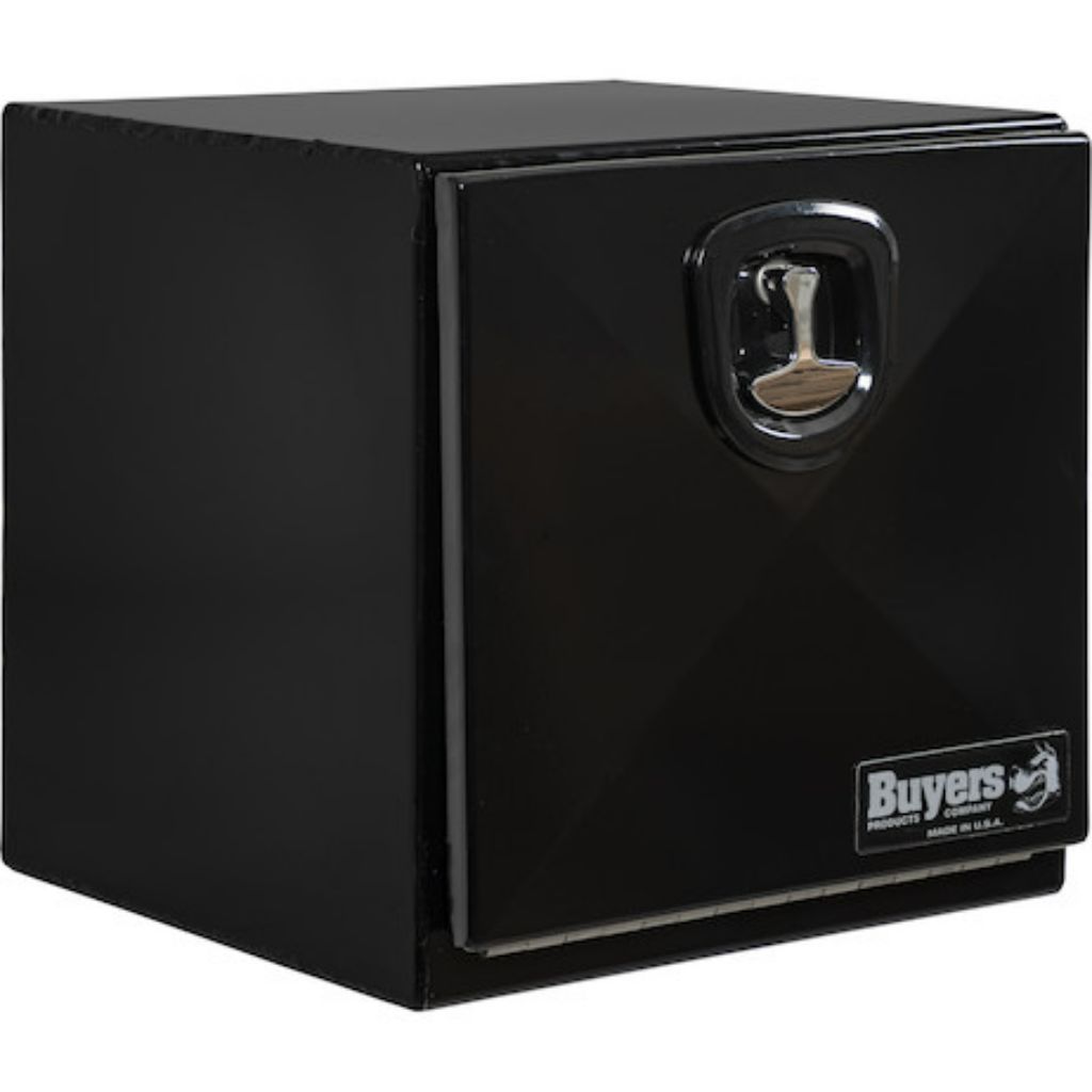 Buyers Products 18x18x18 Gloss Black Steel Pro Series Underbody Truck Box Model 1752799