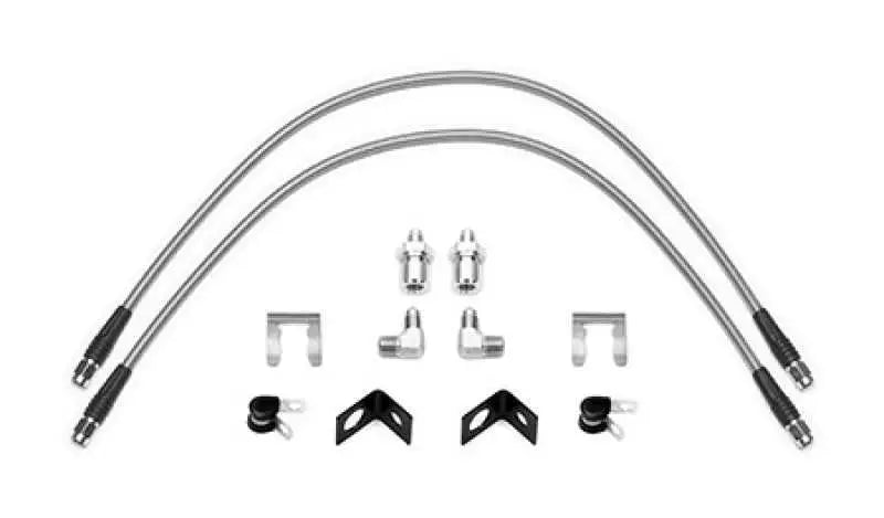 220-16439 Wilwood Flexline Kit 25 inch 3/8-24 to 90 Degree wil220-16439