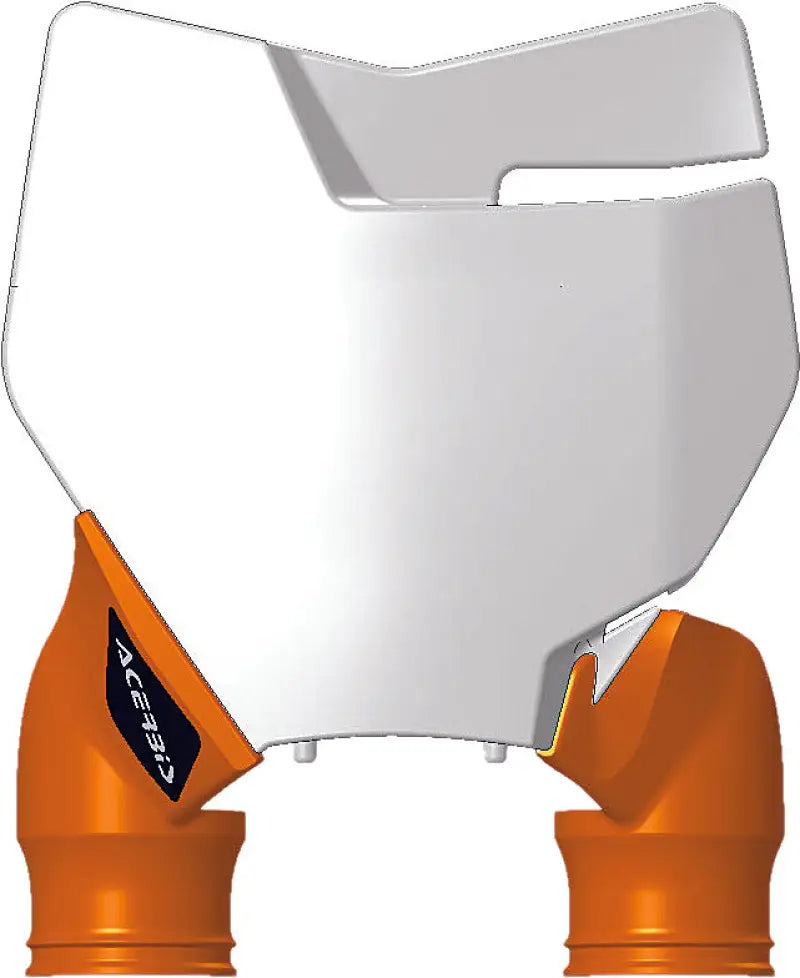 2527425412 Front Number Plate White/Orange wps-25274-25412