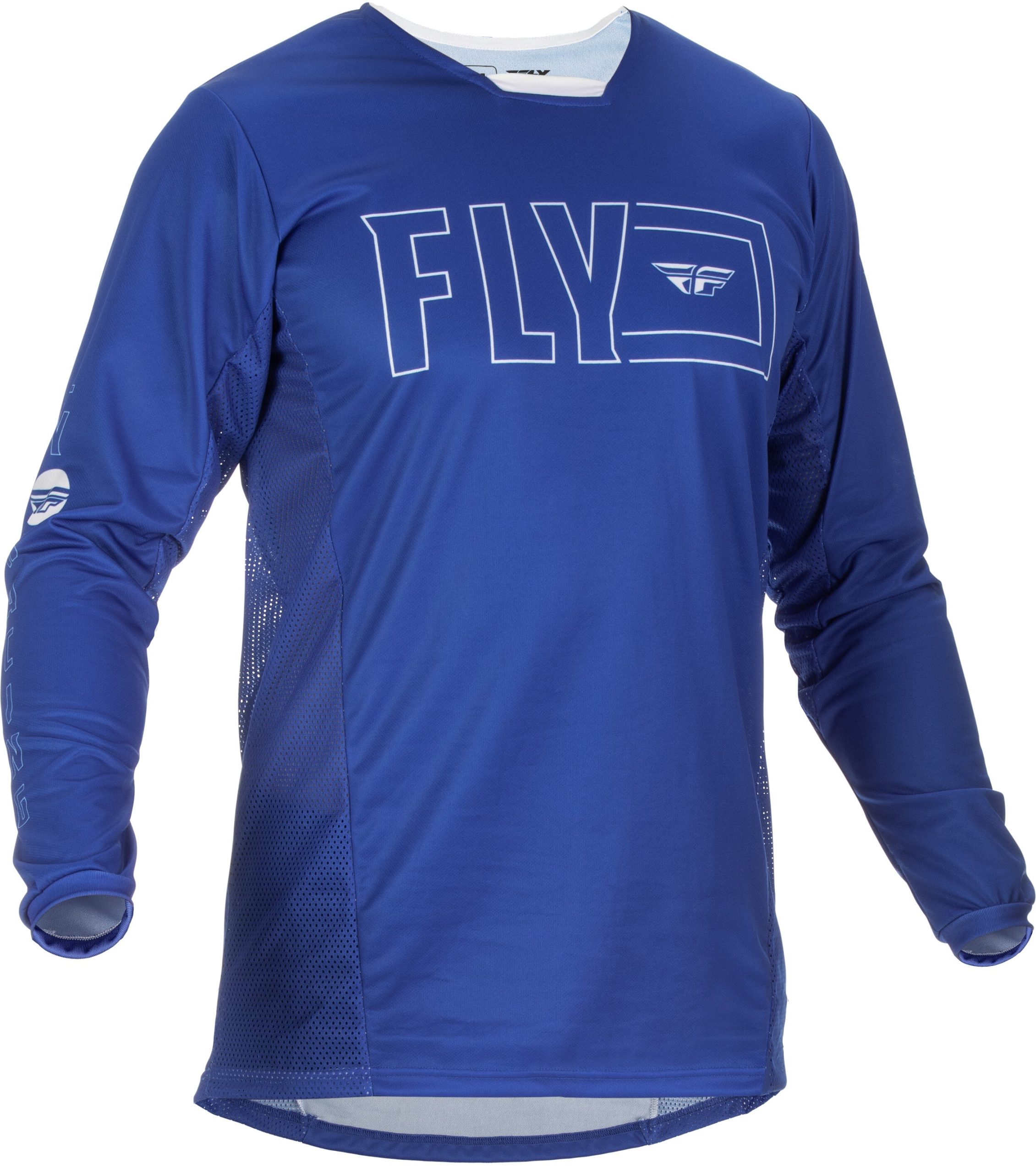 Fly Racing 375-421L Kinetic Fuel Jersey Blue/White Lg WPS-375-421L-RVA
