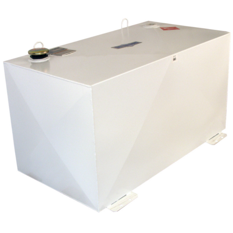 Better Built 100 Gallon White Steel Heavy Duty Series Rectangle Liquid Transfer Tank Model 29224164