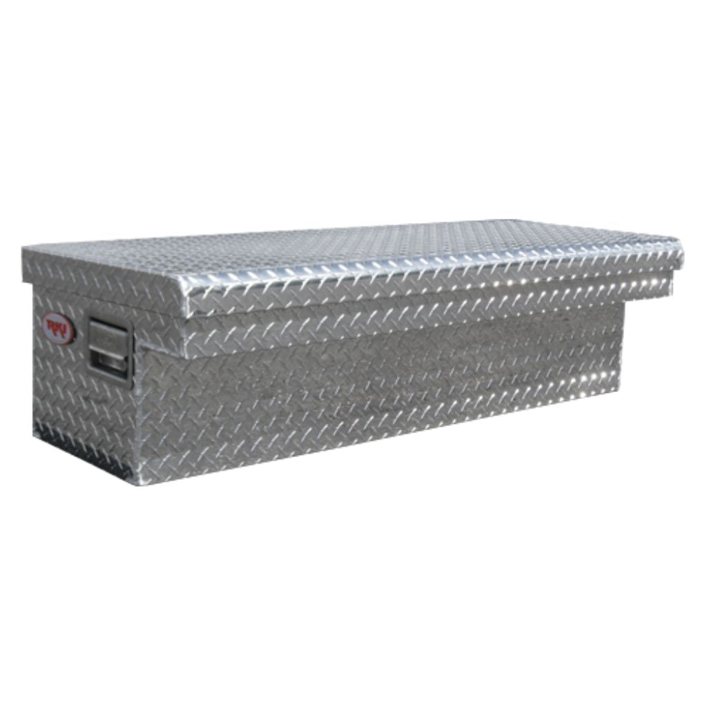 RKI Wide Side Mount Truck Tool Box Single Lid Low Profile Wide Aluminum Model 48SLPWA