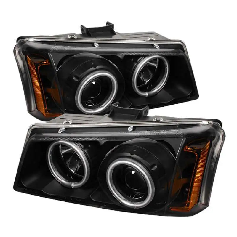 5030023 Spyder Chevy Silverado 1500 03-06 Projector HeadlightsCCFLHalo LED Blk High H1 PRO-YD-CS03-CCFL-BK spy5030023