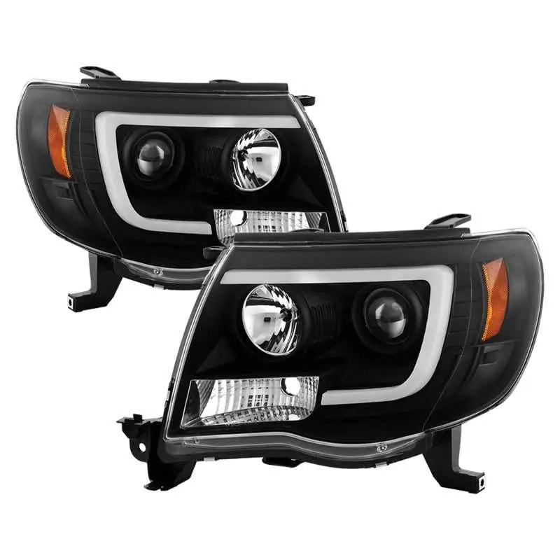 5088185 Spyder Toyota Tacoma 05-11 V2 High-Power LED Headlights - Black PRO-YD-TT05PL-BK spy5088185