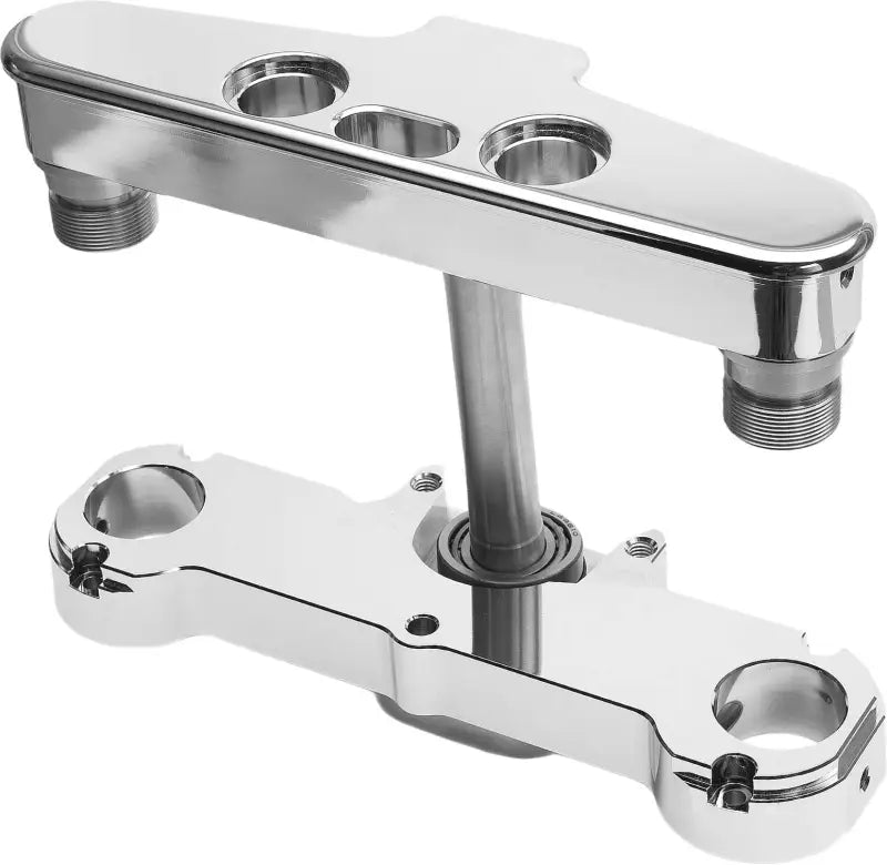 6 Deg Raked Tripple Trees 41mm Chrome Custom wps-750-04207