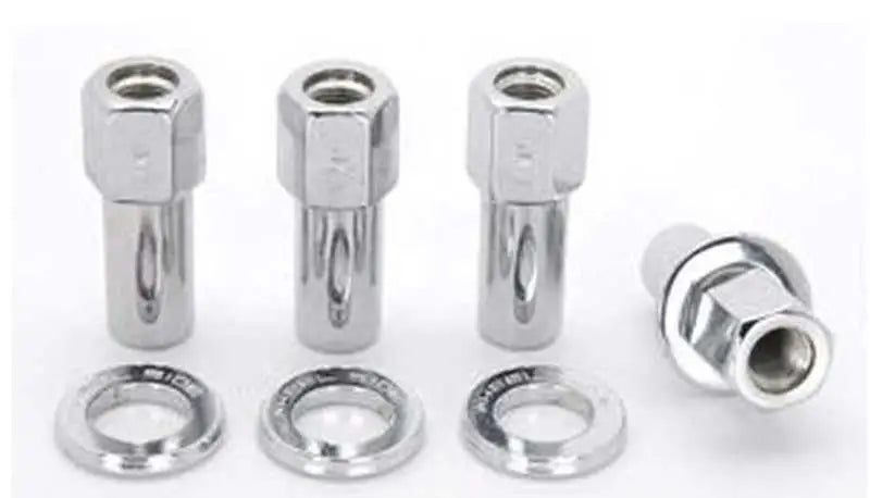601-1426 Weld Open End Lug Nuts w/ Centered Washers 1/2in. RH - 4pk. wel601-1426