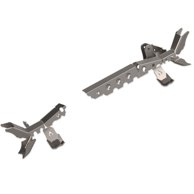 Artec Industries 07-18 Jeep Wrangler JK Apex Front Axle Armor Kit D44 - Raised Tracbar