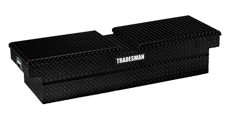 Tradesman Aluminum Economy Cross Bed Truck Tool Box (70in./Side Opening) - Black - 7111051 tra7111051