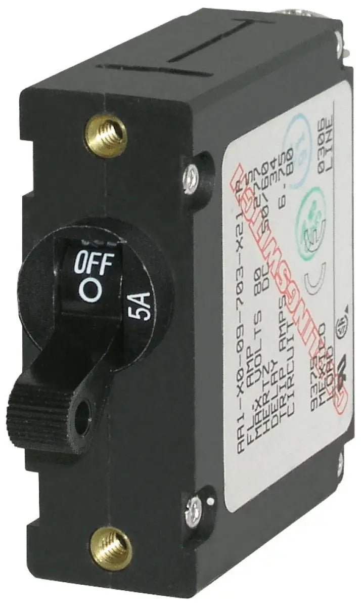7200-BSS Blue Sea Circuit Breaker Aa1Toggle 5A Blk b6z7200bss