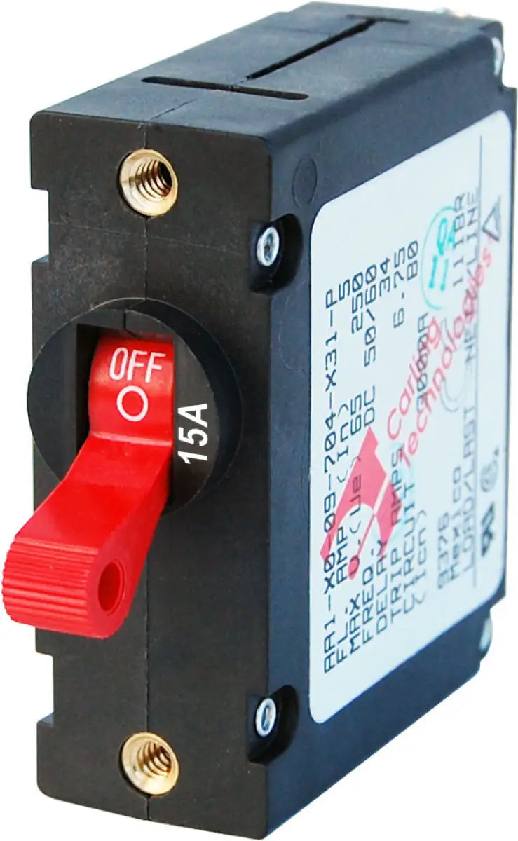 7209-BSS Blue Sea Circuit Breaker Aa1Toggle 15A Red b6z7209bss