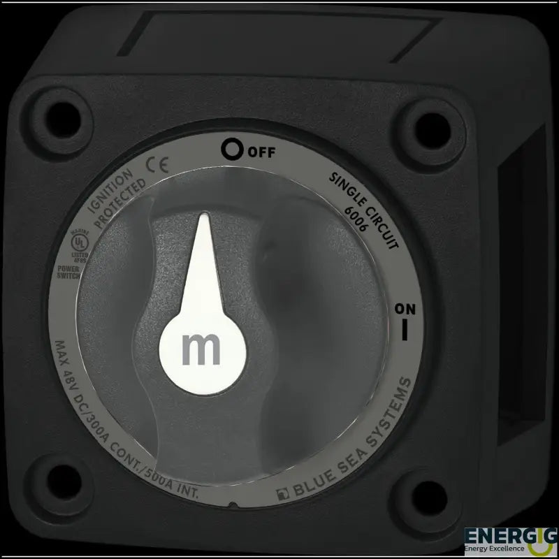 7901200-BSS Blue Sea Switch Battery M Knob Replace Blk b6z7901200bss