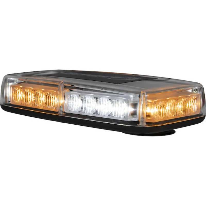 Buyers Products 11" LED Octagonal Mini Light Bar, Amber/Clear Model 8891042