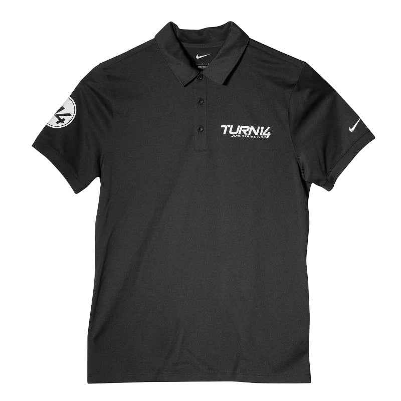 Turn 14 Distribution Black Nike Dri-FIT Polo - XL (T14 Staff Purchase Only) 9114