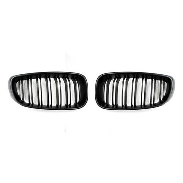 AutoTecknic Aero Replacement Glazing Black Dual-Slats Front Grilles For BMW F34 328i