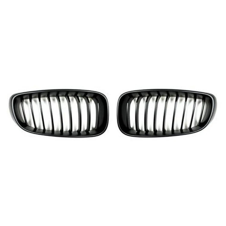 AutoTecknic Aero Replacement Stealth Black Front Grilles For BMW F34 328i