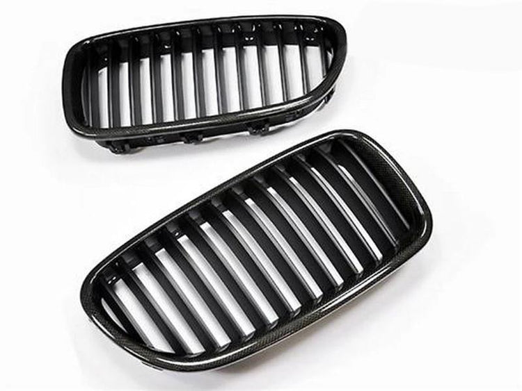 AutoTecknic Aero Carbon Fiber Front Grilles For BMW F10 523i