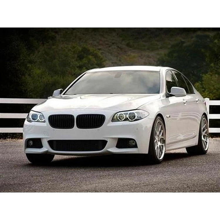 AutoTecknic Aero Stealth Black Front Grilles For BMW F11 550i