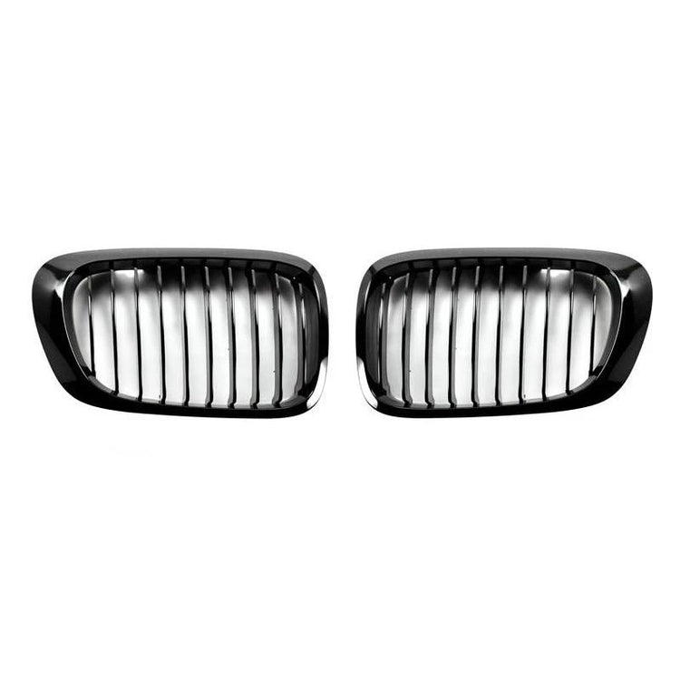 AutoTecknic Aero Replacement Glazing Black Front Grilles For BMW E46 M3