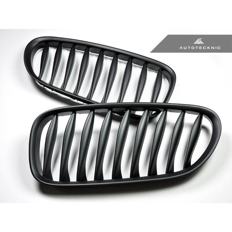AutoTecknic Aero Replacement Stealth Black Front Grilles For BMW E85 Z4 M