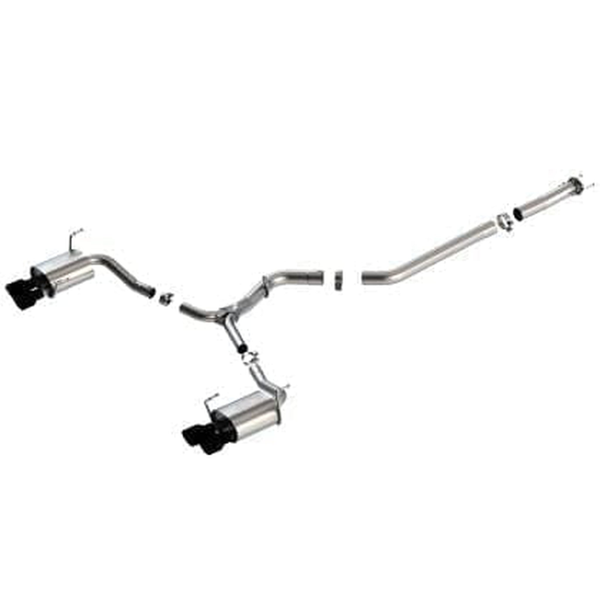 Borla 15-21 Subaru WRX STI 3in S-Type Catback Exhaust - 3.5in Black Tips | 140595CB