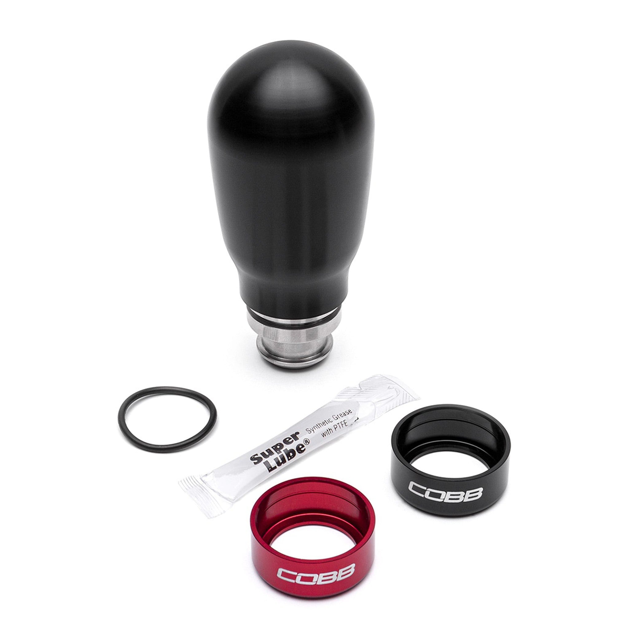 Cobb Black 5-Speed Tall Weighted Shift Knob WRX 2002-2014 / Forester XT 2004-2008 | 211370-BK