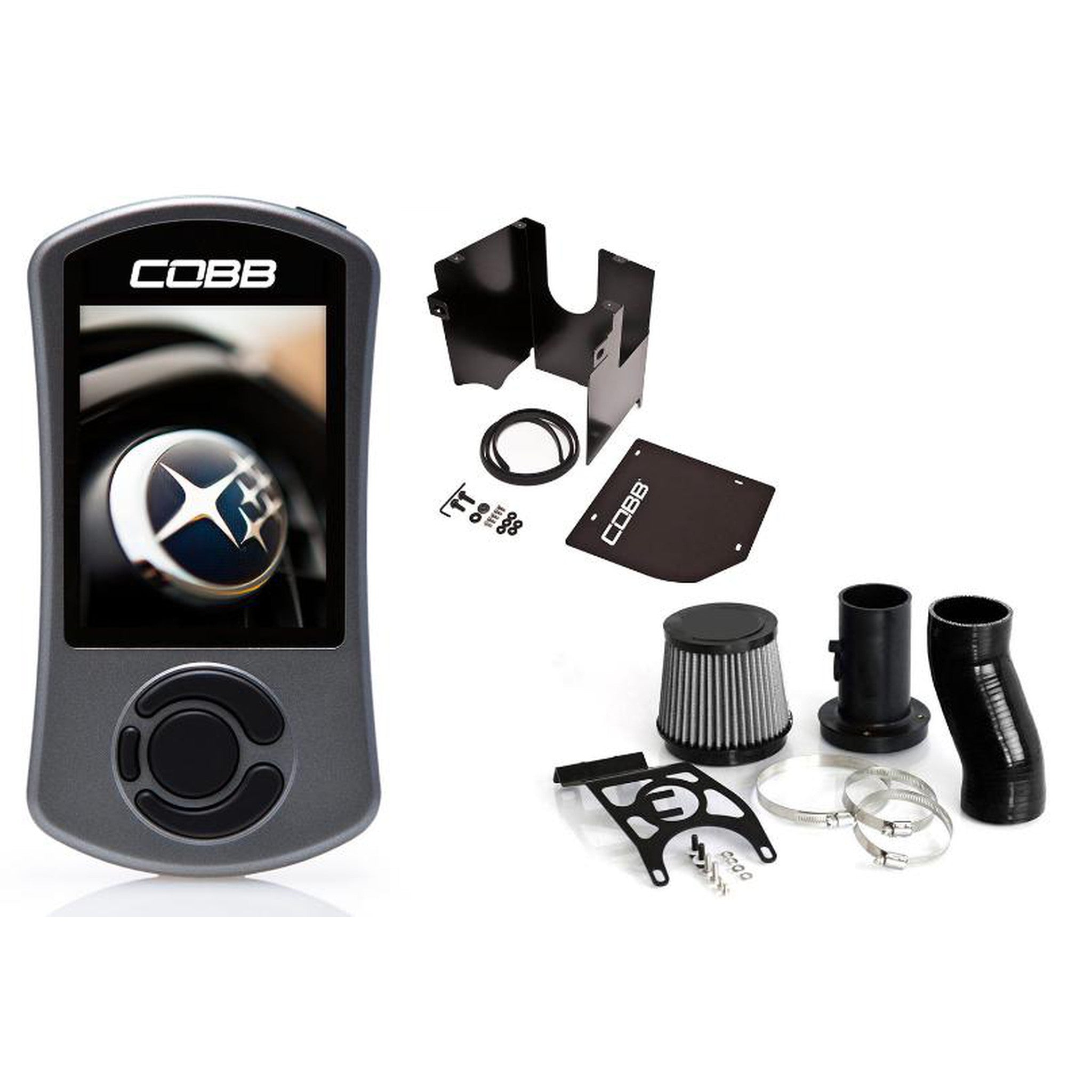 Cobb Black Stage 1+ Power Package with V3 Accessport Subaru Legacy GT / Outback XT 2005-2006 | 624X01P-BK