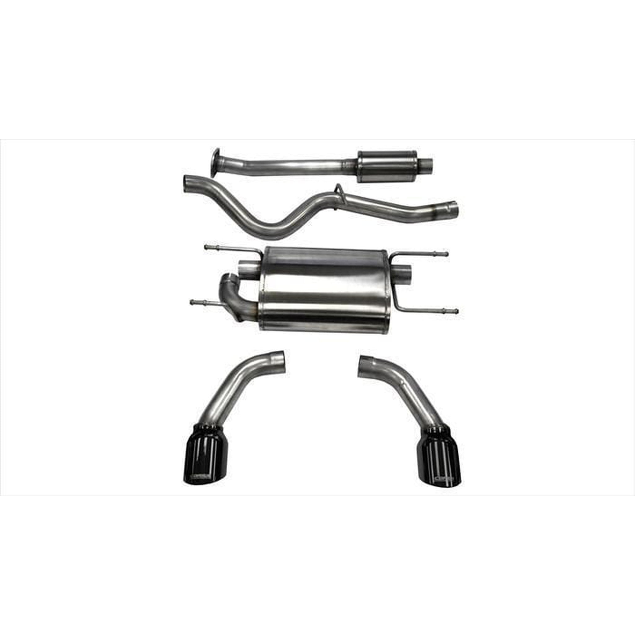 Corsa Black Sport Cat Back Exhaust Scion FRS / Subaru BRZ / FT-86 2013+
