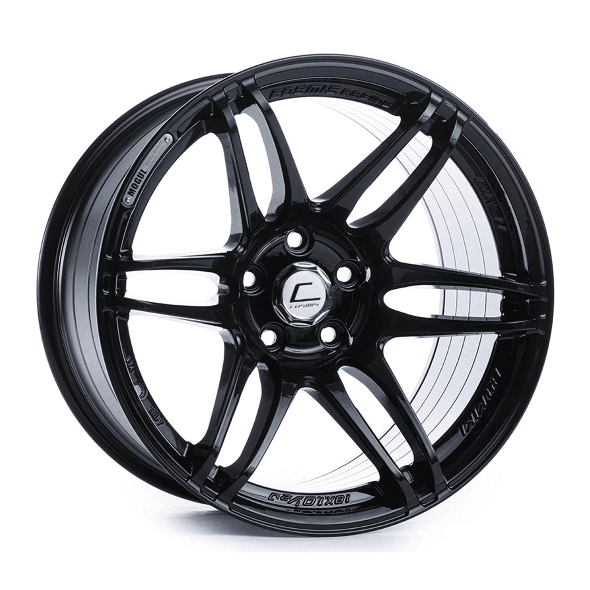 Cosmis Wheels MRII Black Wheel 17x9 +10 5x114.3