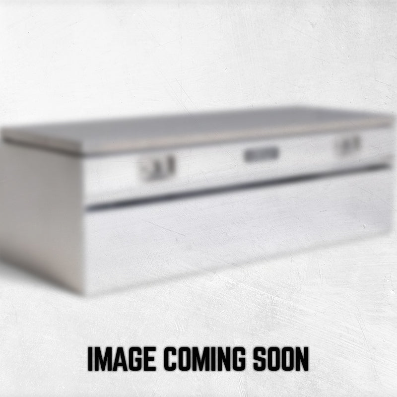 Protech Chest Tool Box - 21X24X62, 17+ Ford Standard Duty, Notched Diamond Plate Lid Bright Aluminum Model 54-6490