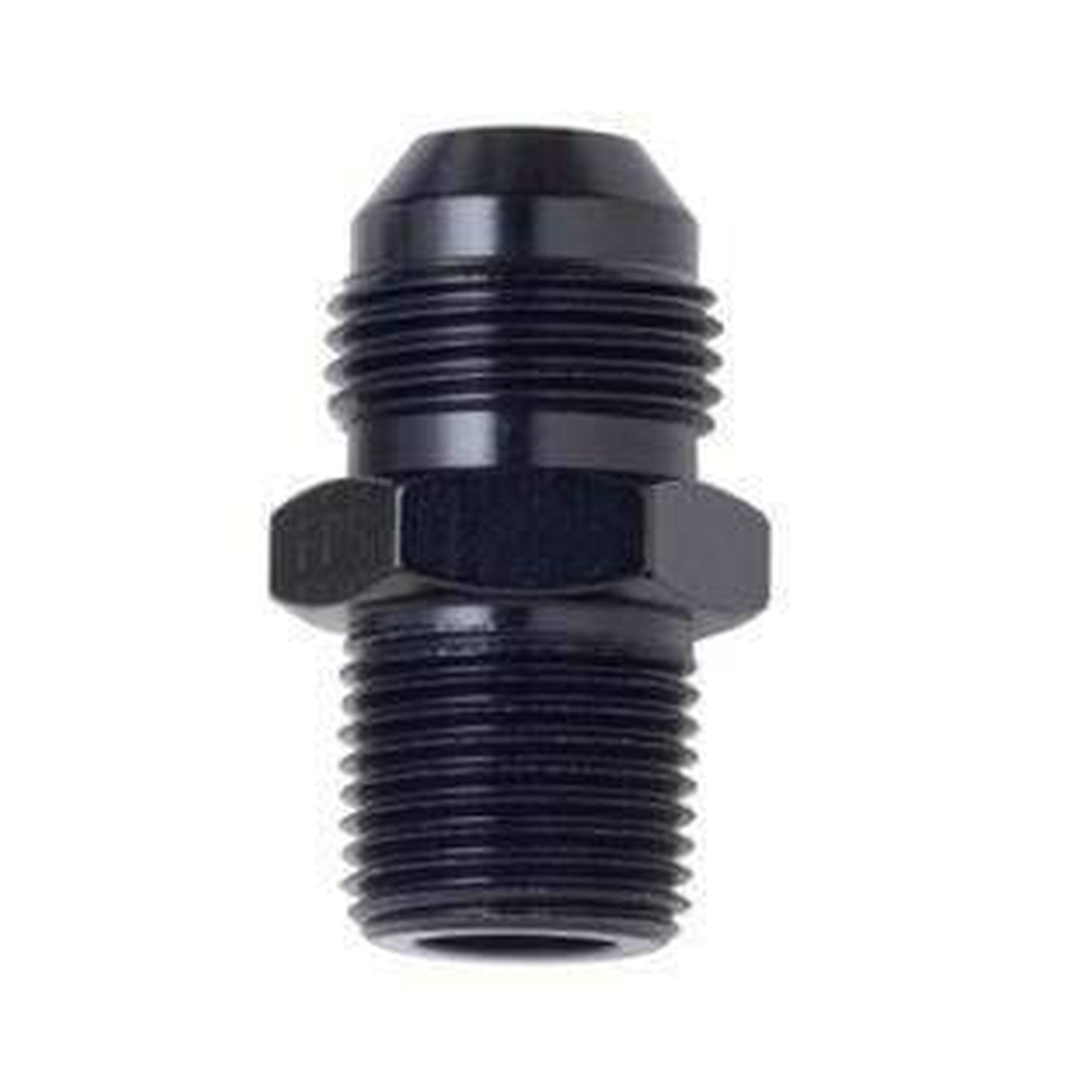 Fragola -4AN x 1/4 NPT Straight Adapter - Black