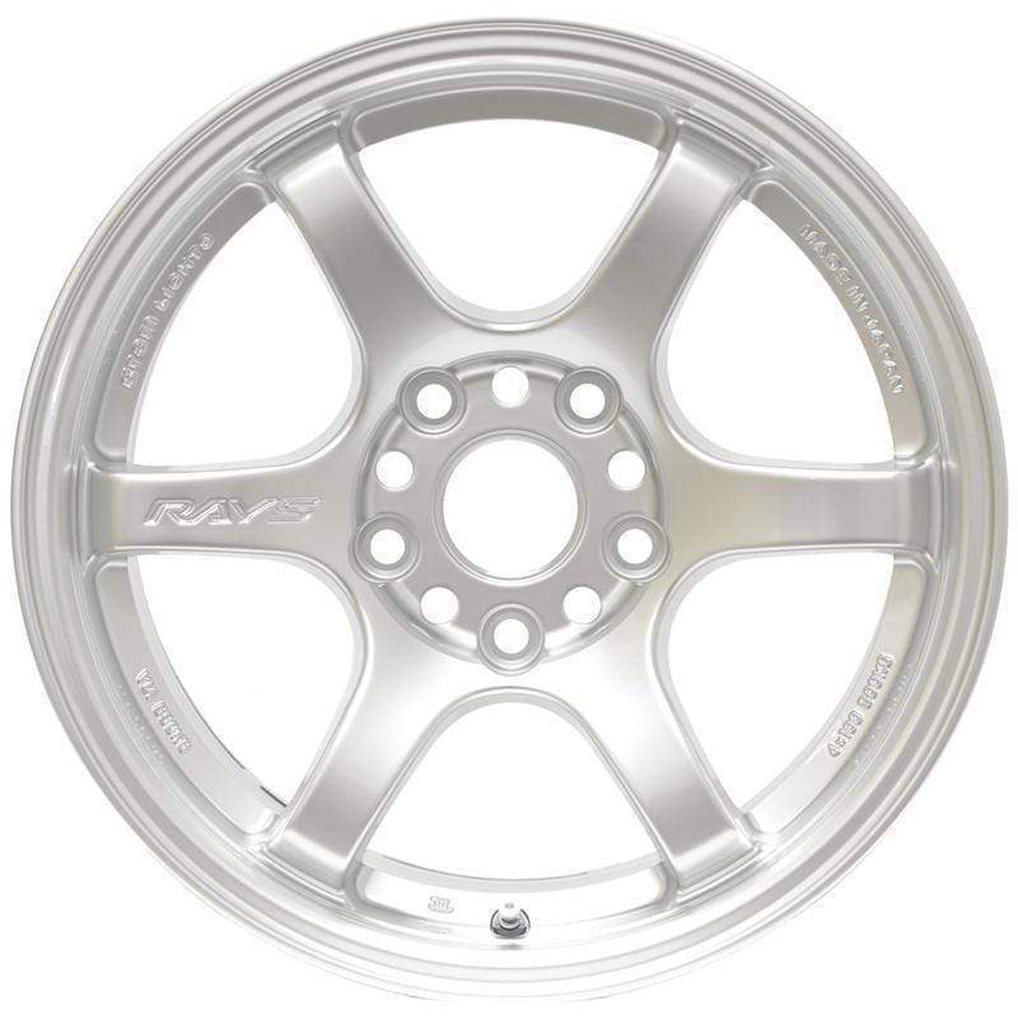 Gram Lights 57DR 15x8 +35 4x100 Sunlight Silver Wheel