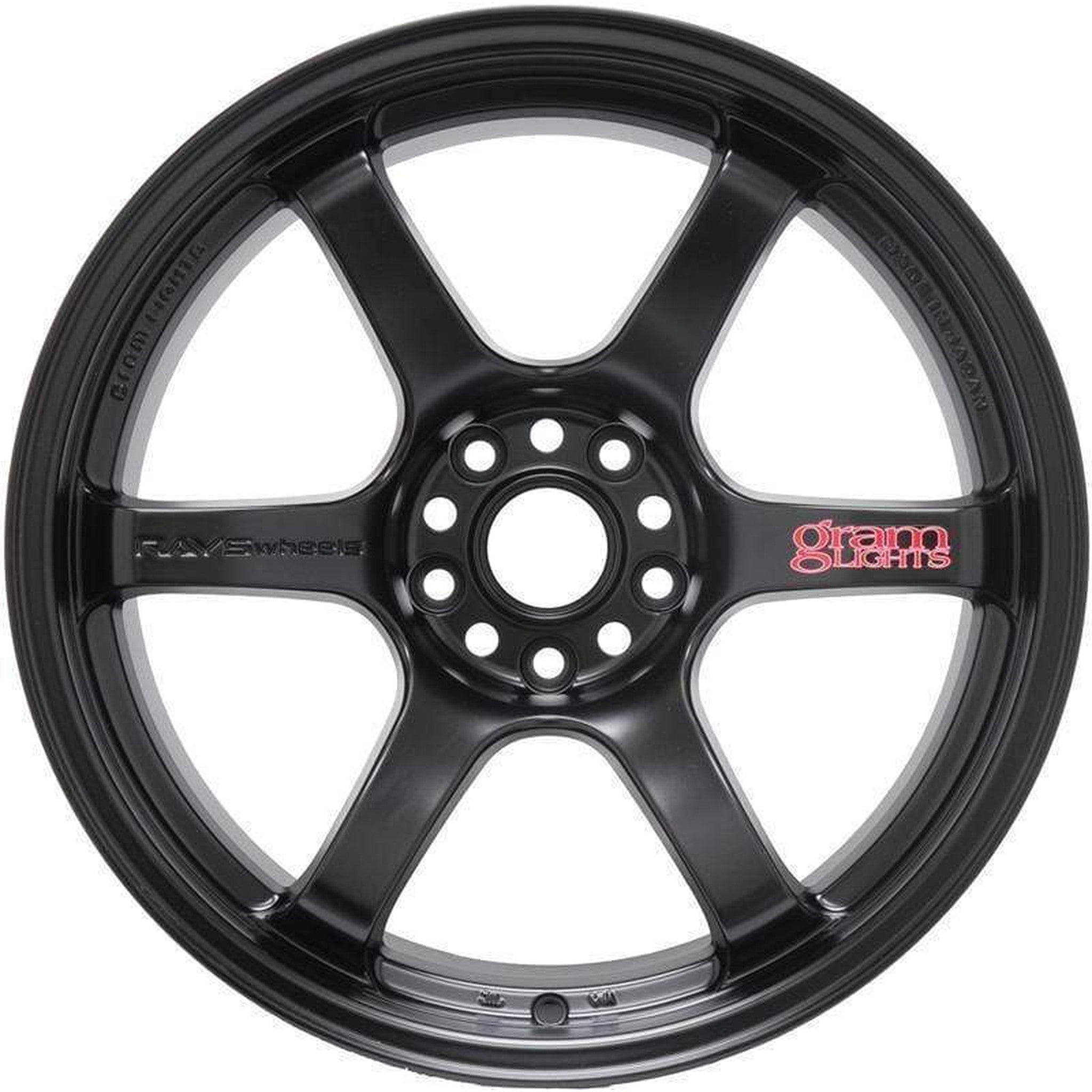 Gram Lights 57DR 18x9.5 +22 5x114.3 Semi Gloss Black Wheel | WGIX22EH