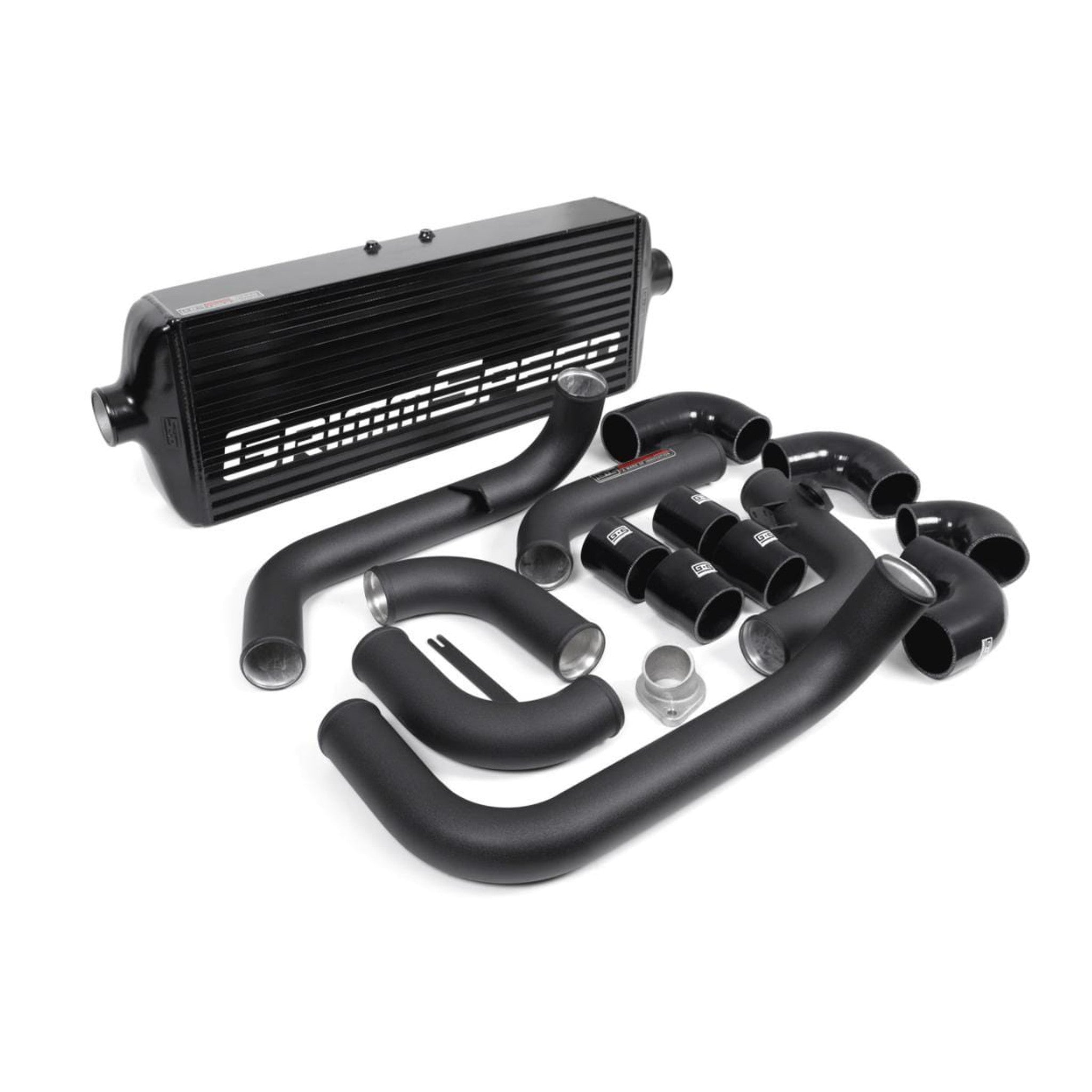 GrimmSpeed 2008-2014 Subaru WRX Front Mount Intercooler Kit Black Core / Black Pipe | 090252