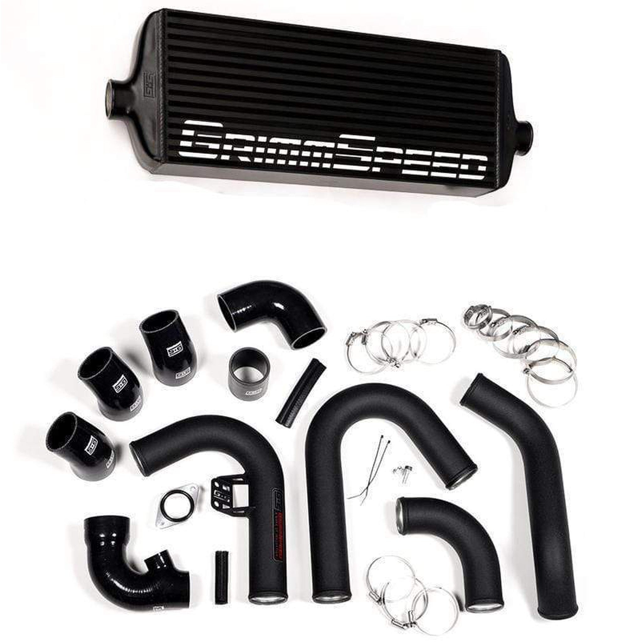 GrimmSpeed Front Mount Intercooler Kit Black Core / Black Pipe Subaru WRX 2015-2021 | 090256