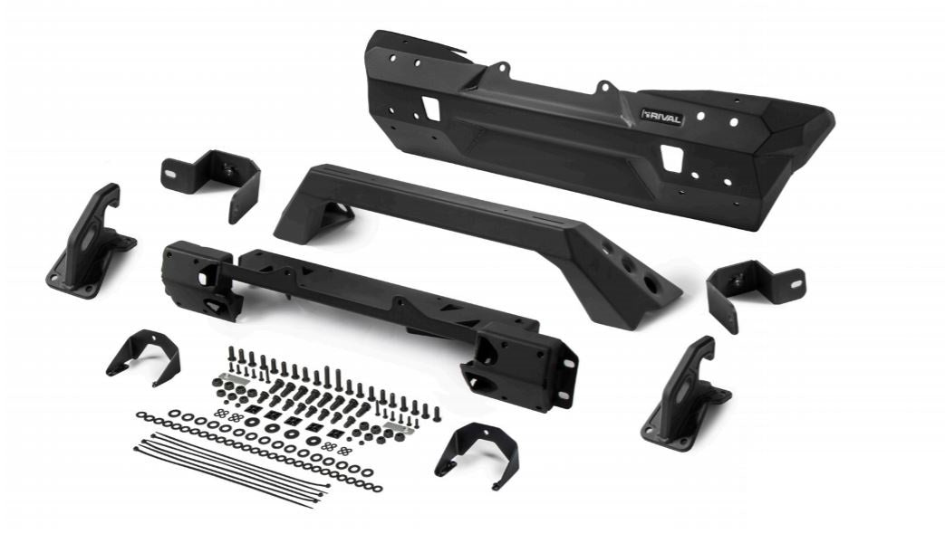 2D.2702.1-NL Rival Rival Aluminum Stubby Front Bumper RVL2D27021NL