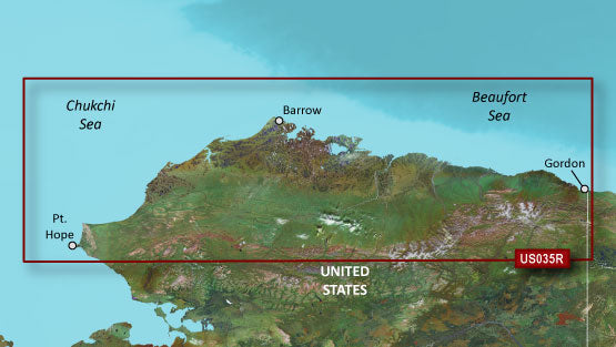 010-C0736-00 Garmin Carto G3V Vus035R - North Slope Alaska GCM010C073600