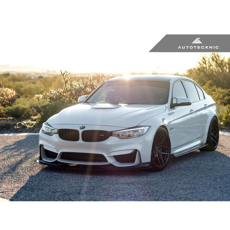 Autotecknic Aero Carbon Fiber Headlight Covers For Bmw F32 435i