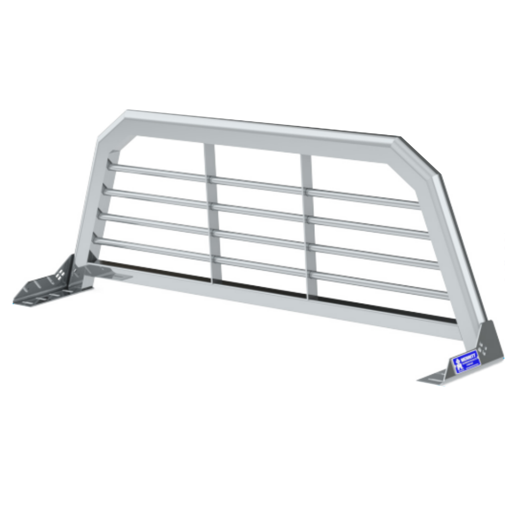 Merritt Aluminum Headache Rack Horizontal Bar Above Cab High Select GMC Chevy 1500