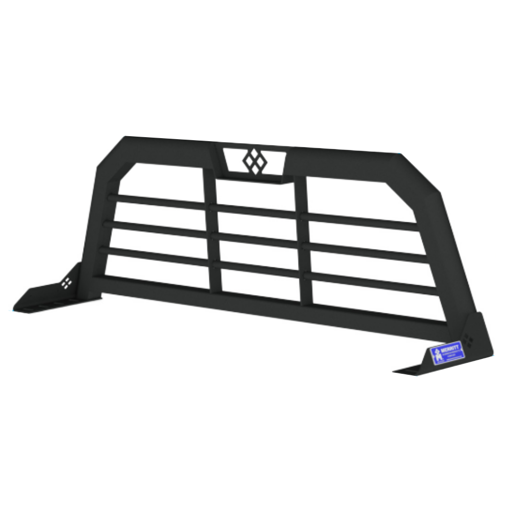 Merritt Aluminum Headache Rack Horizontal Bar Cab High Select Ford F-250 F-350