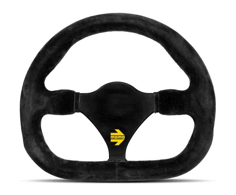 Momo MOD27 Steering Wheel 290 mm - Black Suede/Black Spokes R1925/29S