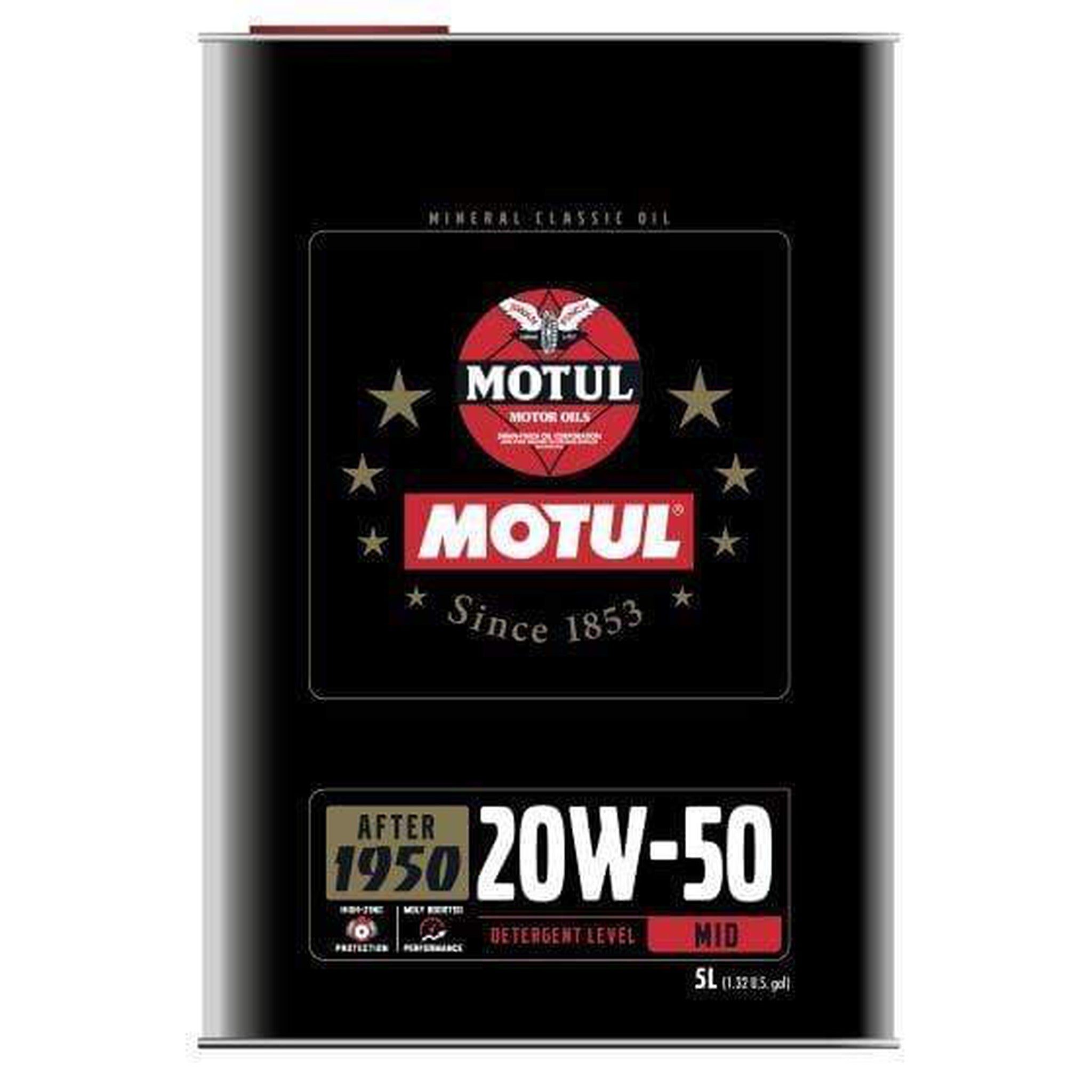 Motul Classic PERFORMANCE 20W-50 Engine Oil 5L