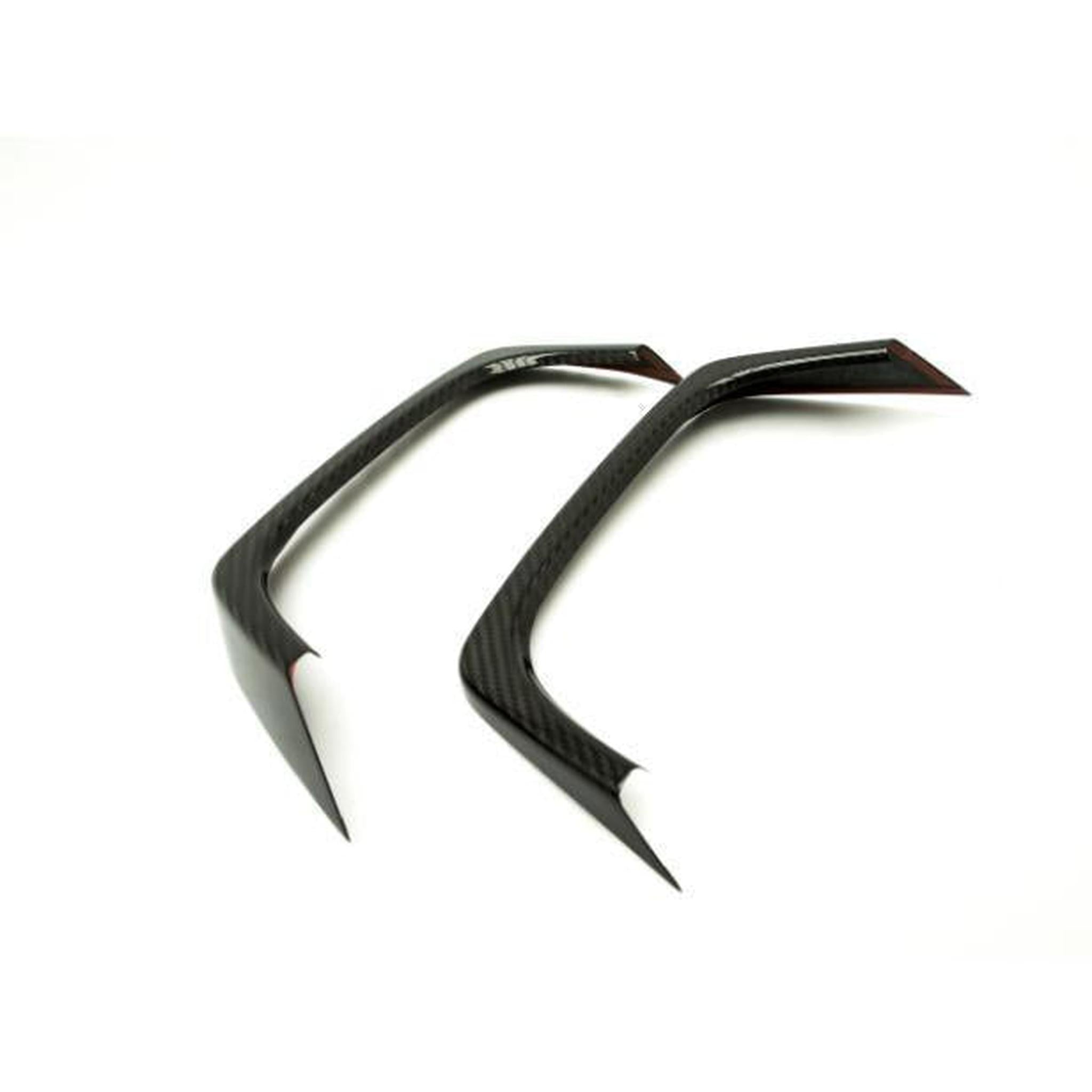 OLM Carbon Fiber Rear Bumper Exhaust Finishers WRX / STI 2015-2021 | EXT-WRX14-DCF