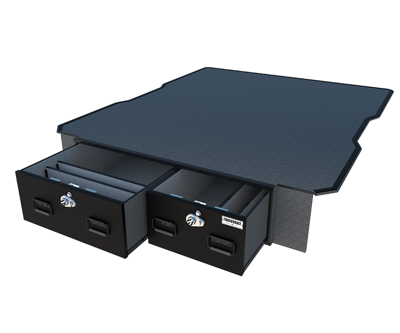 Truck Vault Pickup Drawers Magnum Height Offset 8' Covered Bed