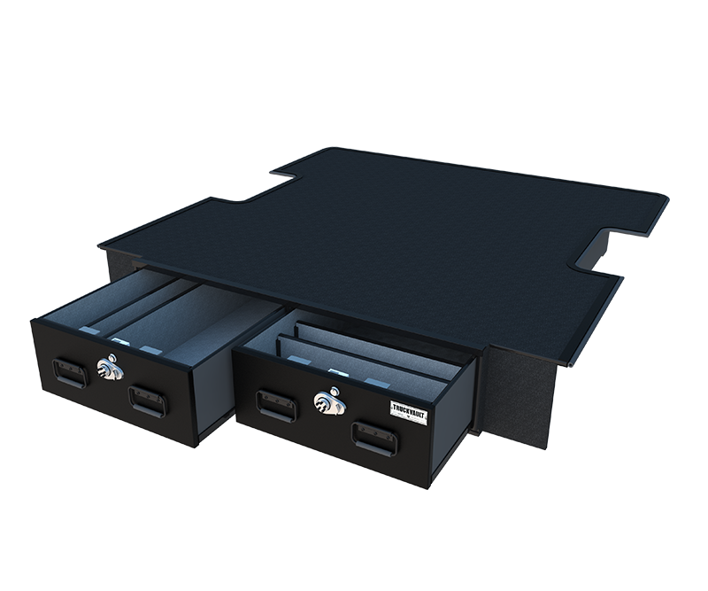 Truck Vault Pickup 2 Drawers Utility Height 5.5' Covered Bed